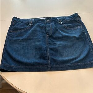 Old Navy Dark Blue Denim Mini Skirt